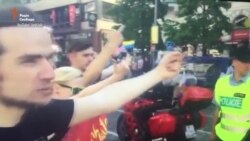 У Празі освистали «Нічних вовків» (відео) У Празі освистали «Нічних вовків» (відео)