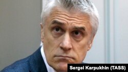 U.S. investor Michael Calvey in court on April 11.