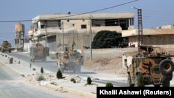 Турецькі війська в Таль-Аб’яді на півночі Сирії, фото 23 жовтня 2019 року