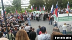 Народный сход "За честные выборы" в Новосибирске, 11 августа 2015 года
