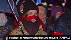 Учасниця маршу у Херсоні