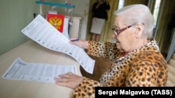 Российский избирательный участок в Севастополе