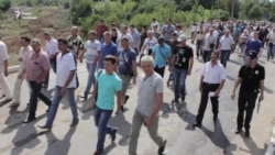 Уранова шахта на Кіровоградщині не працює вже три місяці. Шахтарі протестують (відео) Уранова шахта на Кіровоградщині не працює вже три місяці. Шахтарі протестують (відео)