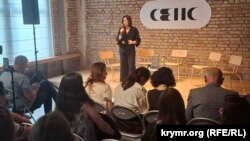 Презентация книги осужденного РФ гражданского журналиста из Крыма Османа Арифмеметова, Киев, 9 июля 2025 года