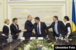 Підписання коаліційної угоди, 21 листопада 2014 року