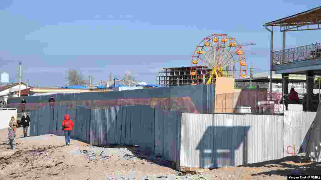 Набережная Парка Победы сейчас – одна большая стройплощадка