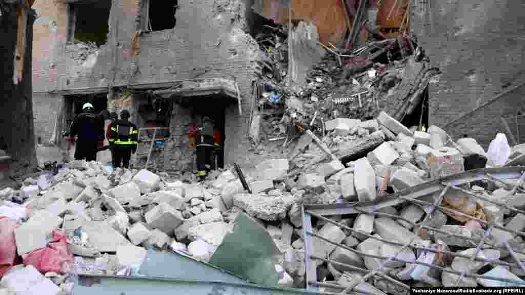 Posljedice ruskog zračnog udara na Zaporožje.  Jugoistočni grad važan je logistički centar za Ukrajinu i više puta je bio meta ruskih napada posljednjih dana.  