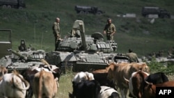 Российские танки, август 2008 года. Архивное фото