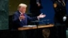 Президент США Дональд Трамп на сессии Генеральной ассамблеи ООН