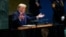 Президент США Дональд Трамп на сессии Генеральной ассамблеи ООН