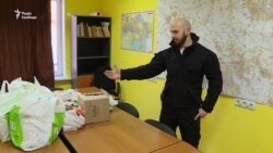 На базі полку «Київ» збирають допомогу для евакуйованих мешканців Авдіївки (відео)