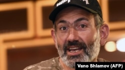 Лидер протестного движения в Армении Никол Пашинян