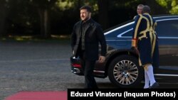 Прибуття Володимир Зеленського на вечерю в рамках саміту НАТО, Гаага, 24 червня 2025 року