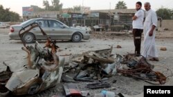 Iraqi cities have been rocked by violent attacks, such as this car bombing in Baghdad, in recent weeks. (file photo)