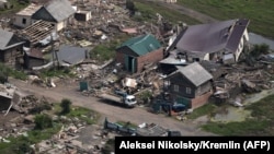Приватний сектор Тулуна найбільше потерпів від попередньої повені, фото 19 липня 2019 року