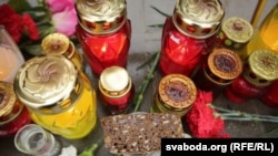 Мемориал в память о погибших в авиакатастрофе ТУ-154, Минск, 26 декабря 2016 года