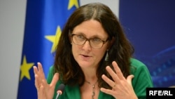 Член Еврокомиссии по вопросам торговли Сесилия Мальмстрём