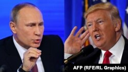 Володимир Путін (л) і Дональд Трамп (п) не говорили про санкції Вашингтона щодо Москви