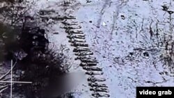 Погибшие в Курской области российские и северокорейские военные. Фото с дрона. Декабрь 2024 года