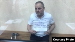 Эдем Бекиров в Киевском районном суде Симферополя, 6 июня 2019 года