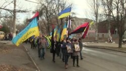 Прощання з убитим проукраїнським активістом Артемом Мирошниченком у Бахмуті – відео Прощання з убитим проукраїнським активістом Артемом Мирошниченком у Бахмуті – відео