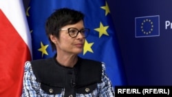 Marta Kos, komesarka Evropske unije za proširenje, 28. april 2025.