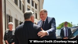 Predsjednik RS Milorad Dodik, na svom 'X' profilu objavio je da se sastao sa mađarskim premijerom Viktorom Orbanom, Budimpešta, 5. jun 2025. godine.