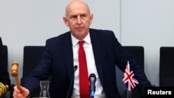 Як повідомив його український колега Денис Шмигаль, під час візиту Джона Гілі (на фото) сторони скоординують основні питання наступного засідання у форматі «Рамштайн»