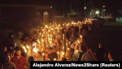 Шествие ультранационалистов в Виргинии