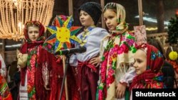 Під час відзначення Різдва у Києві. Грудень 2018 року