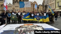 Хода у Чехії на підтримку оборонного фонду для України. Прага, 5 жовтня 2024 року