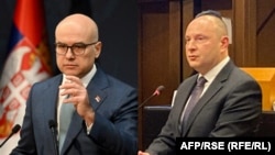 Kombinovana fotografija premijera Srbije u ostavci Miloša Vučevića i gradonačelnika Novog Sada u ostavci Milana Đurića