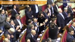 Рада ухвалила бюджет на 2015 рік. 233 голоси – за Рада ухвалила бюджет на 2015 рік. 233 голоси – за