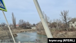Река Биюк-Карасу в Белогорске – Крым, март 2025 года