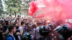 Акція під стінами Шевченківського суду під час розгляду «справи Стерненка», 15 червня 2020 року