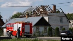 Будинок, пошкоджений російським дроном, Люблінське воєводство, Польща, 10 вересня 2025 року