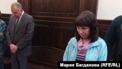 Диганов и Тихомирова в зале суда