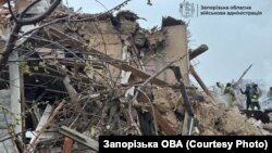 Наслідки однієї з попередніх російських атак у Запорізькій області, архівне фото