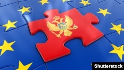 Zastava Crne Gore kao dio slagalice EU