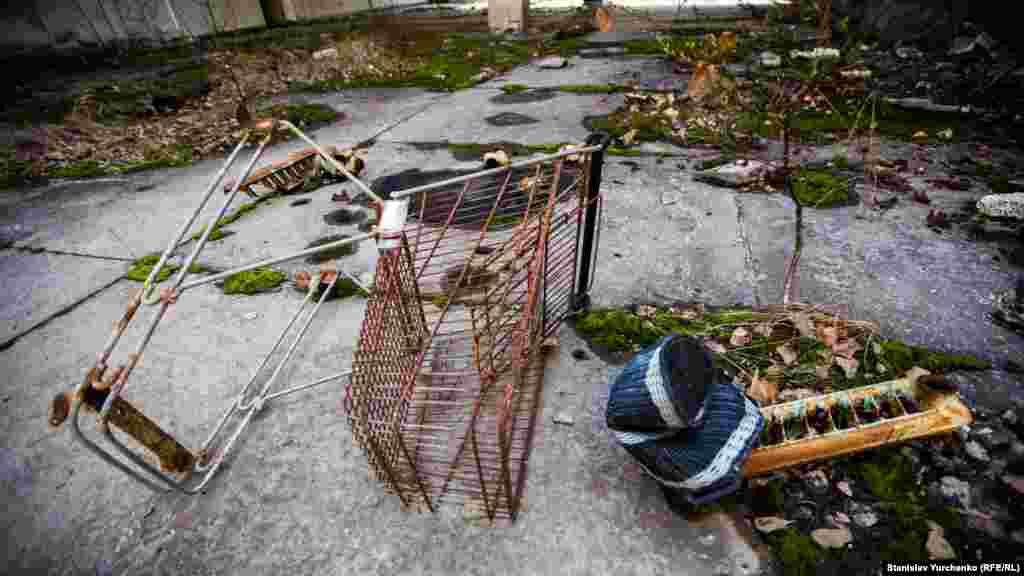 Візок із продовольчого магазина у місті При’пять. На той час він був обладнаний за останнім словом техніки