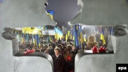 Акция памяти жертв Голодомора-геноцида 1932-33 годов. Киев, 25 ноября 2006 года