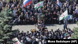 Митинг в Магасе, 8 октября 2018 г.