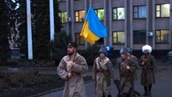 Акция памяти Героев Крут, Славянск, 29 января 2020 года