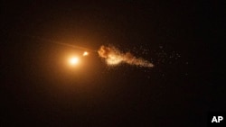 Ілюстраційне фото. Збиття російського «Шахеда» над Києвом, вересень 2024 року