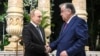 Президенты России и Таджикистана Владимир Путин и Эмомали Рахмон