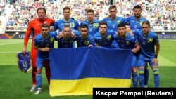 Сборная Украины по футболу перед матчем против сборной Армении, 11 июня 2022 года