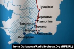 Села прифронтовой зоны (карта)