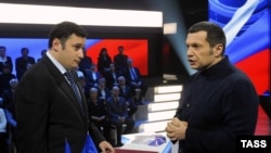 Александр Хинштейн и Владимир Соловьев, 2011 год