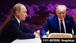 Коллаж: Путин и Трамп