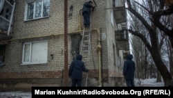 Авдіївка після обстрілу, 3 лютого 2017 року